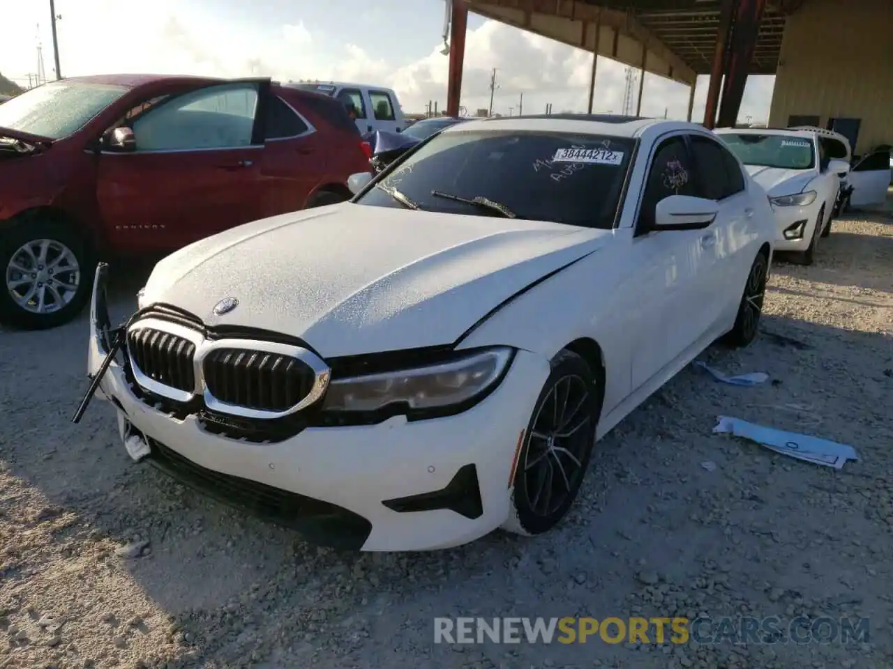 2 Photograph of a damaged car 3MW5R1J02M8B59157 BMW 3 SERIES 2021