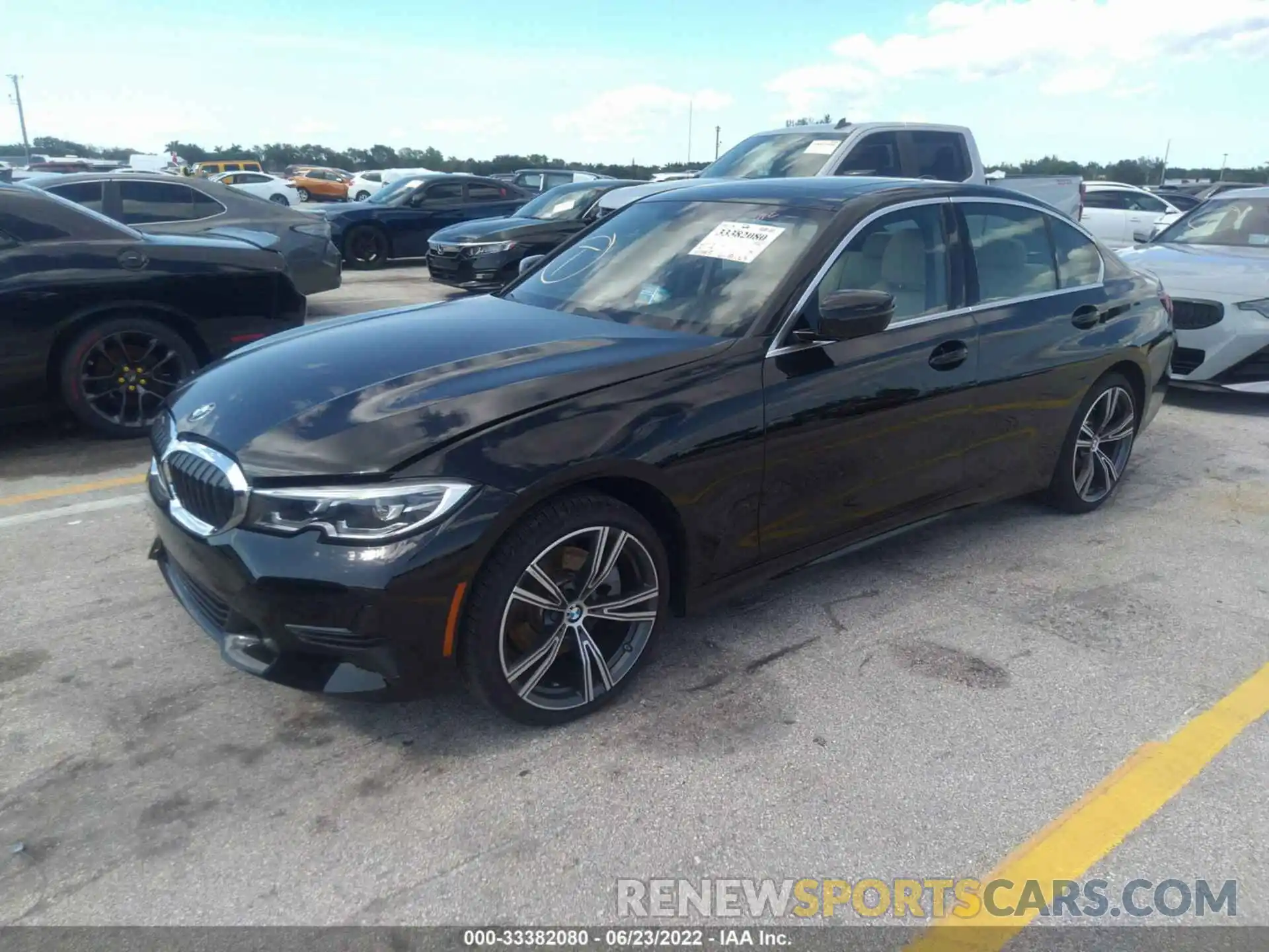 2 Photograph of a damaged car 3MW5R1J02M8B88366 BMW 3 SERIES 2021