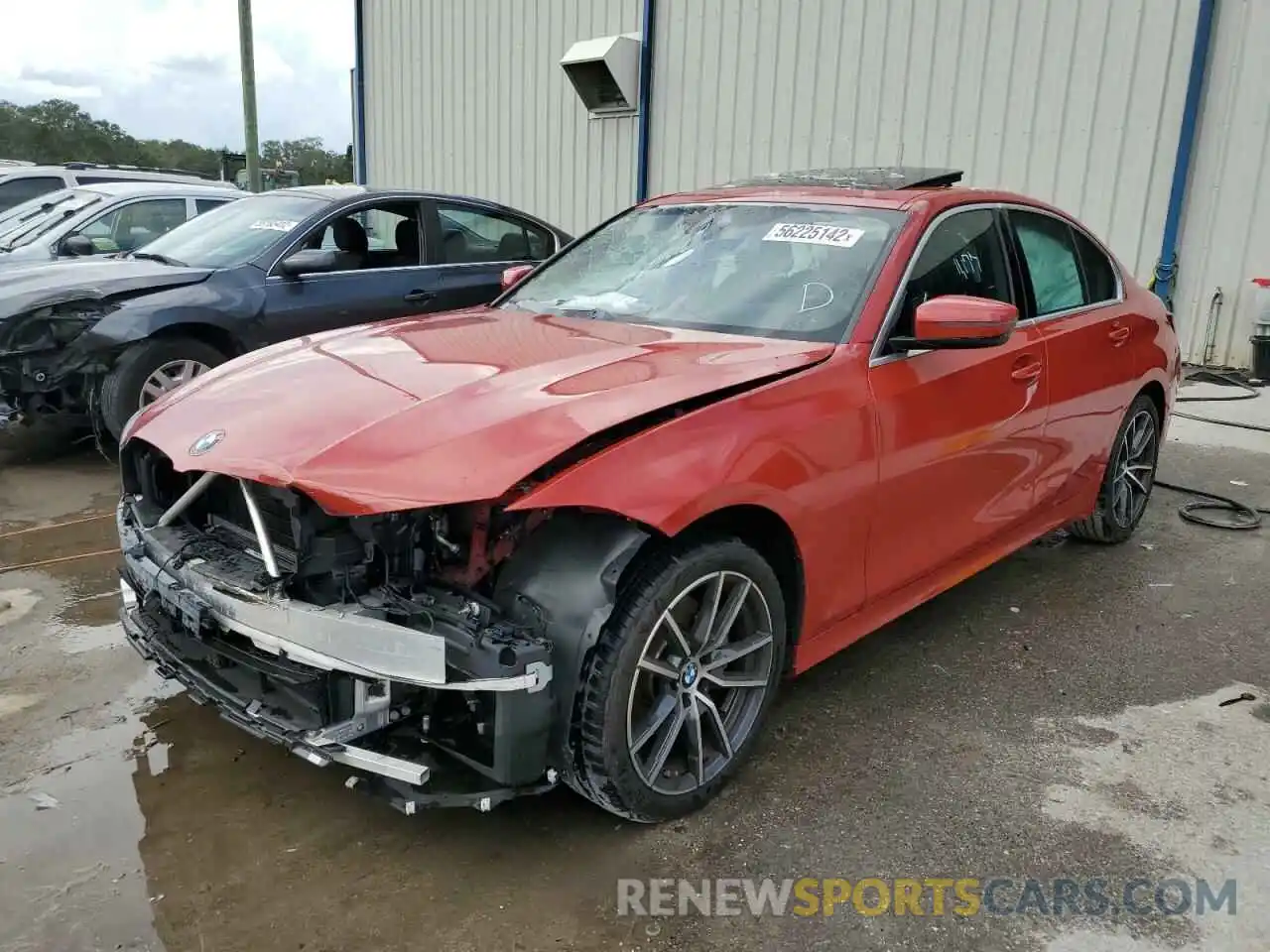 2 Photograph of a damaged car 3MW5R1J02M8B91624 BMW 3 SERIES 2021