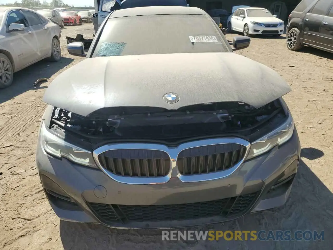 5 Photograph of a damaged car 3MW5R1J02M8C04114 BMW 3 SERIES 2021