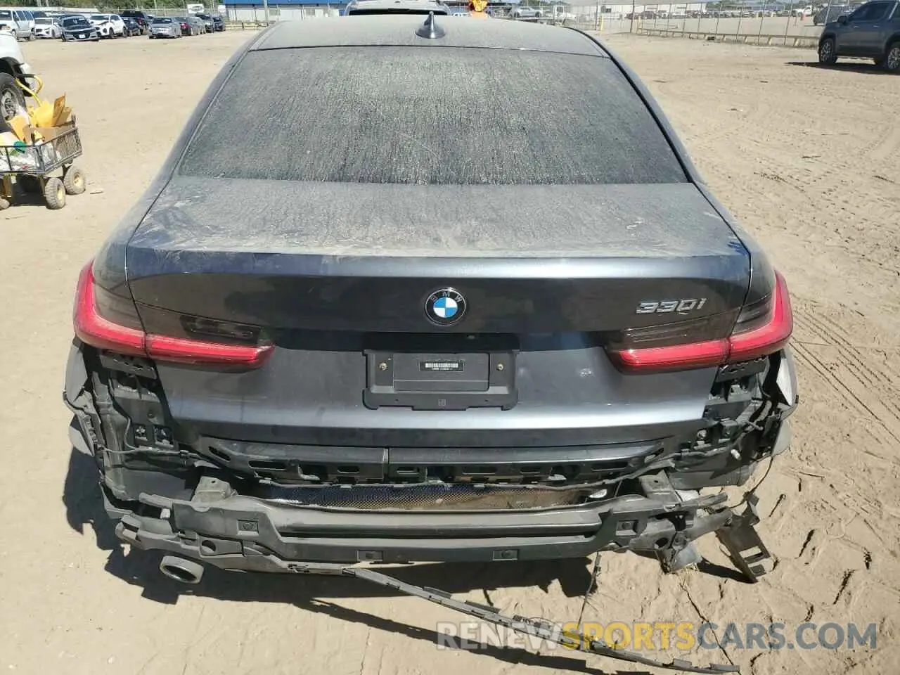 6 Photograph of a damaged car 3MW5R1J02M8C04114 BMW 3 SERIES 2021