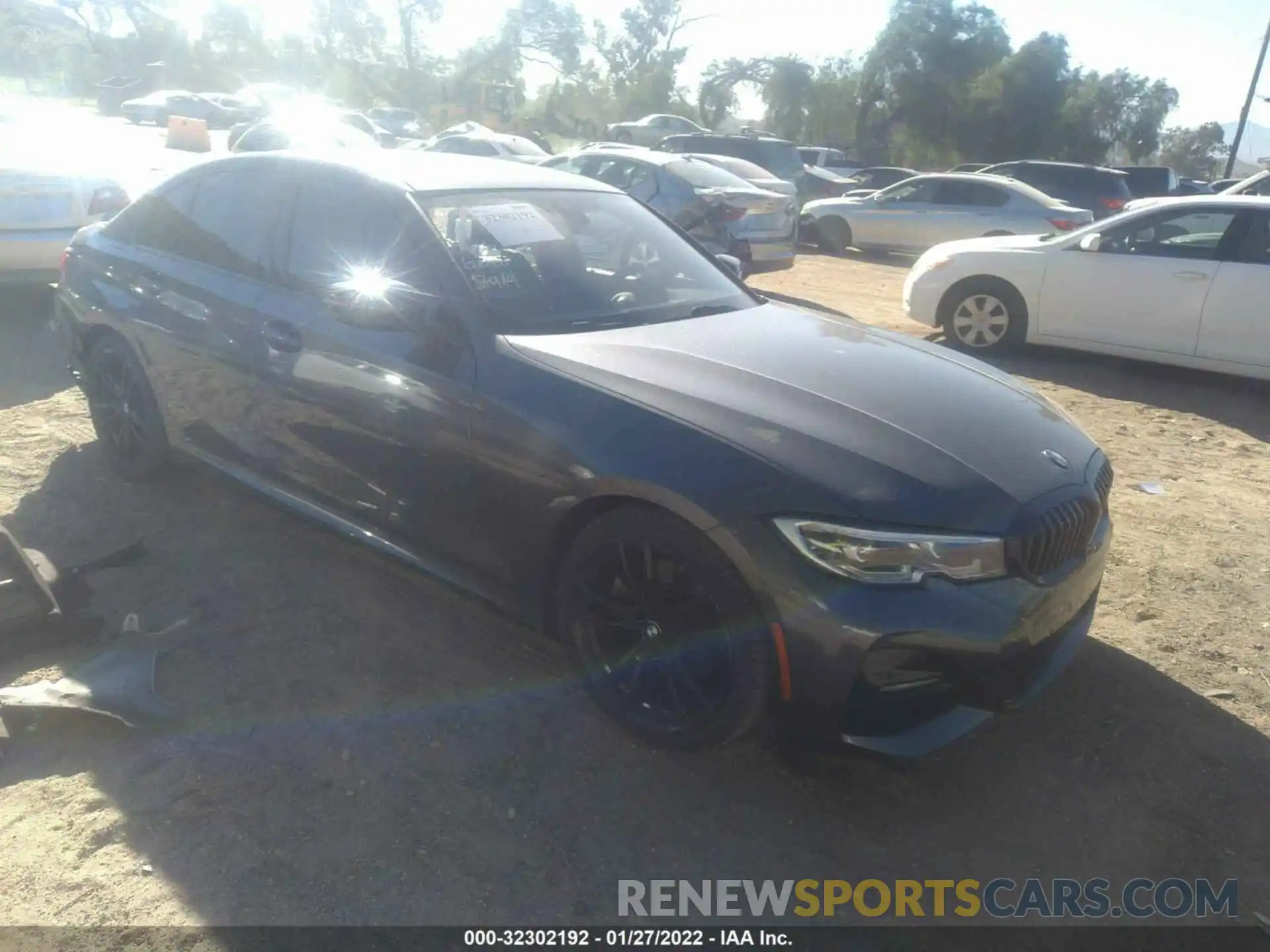 1 Photograph of a damaged car 3MW5R1J02M8C05344 BMW 3 SERIES 2021