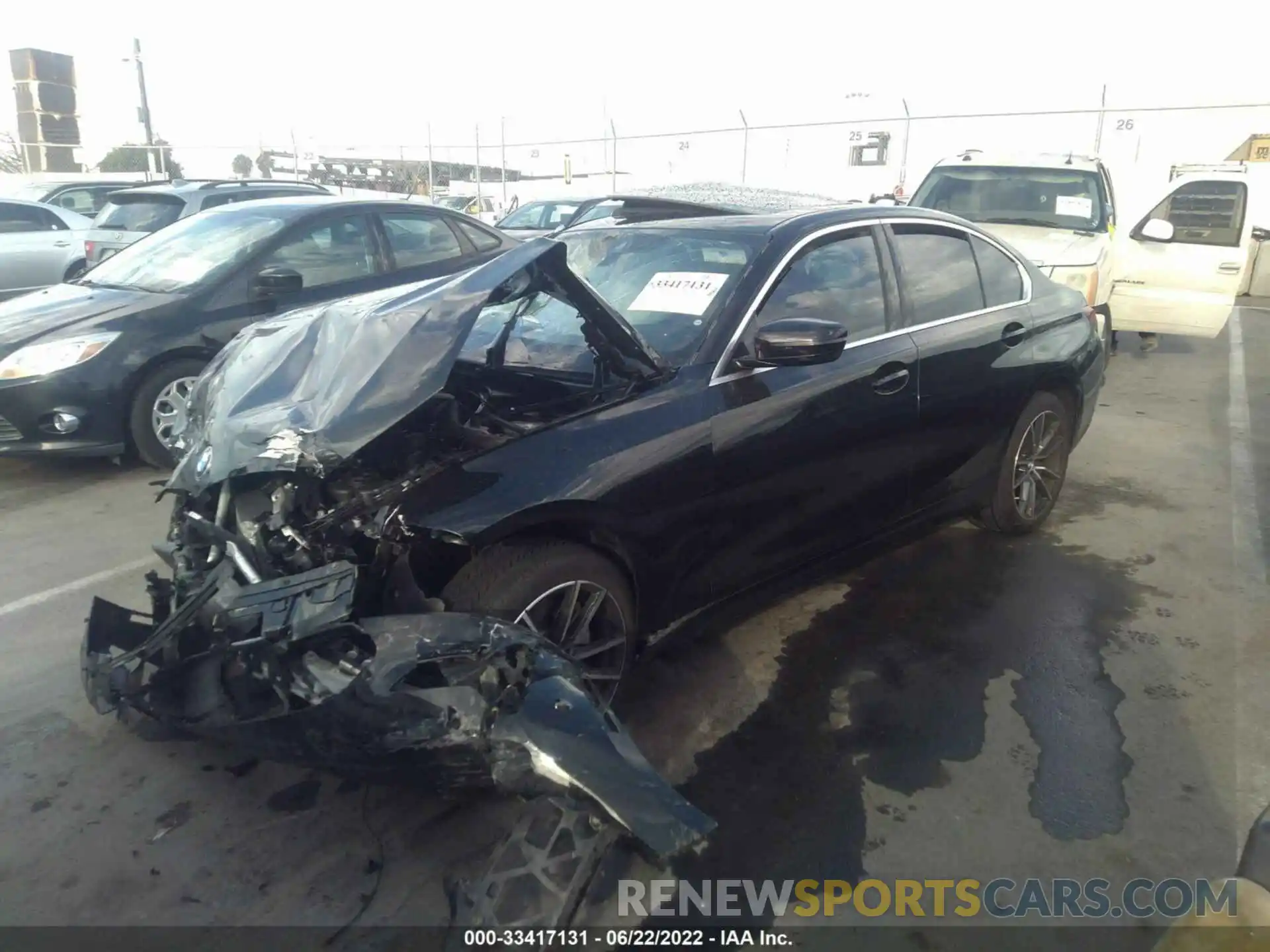 2 Photograph of a damaged car 3MW5R1J03M8B54579 BMW 3 SERIES 2021