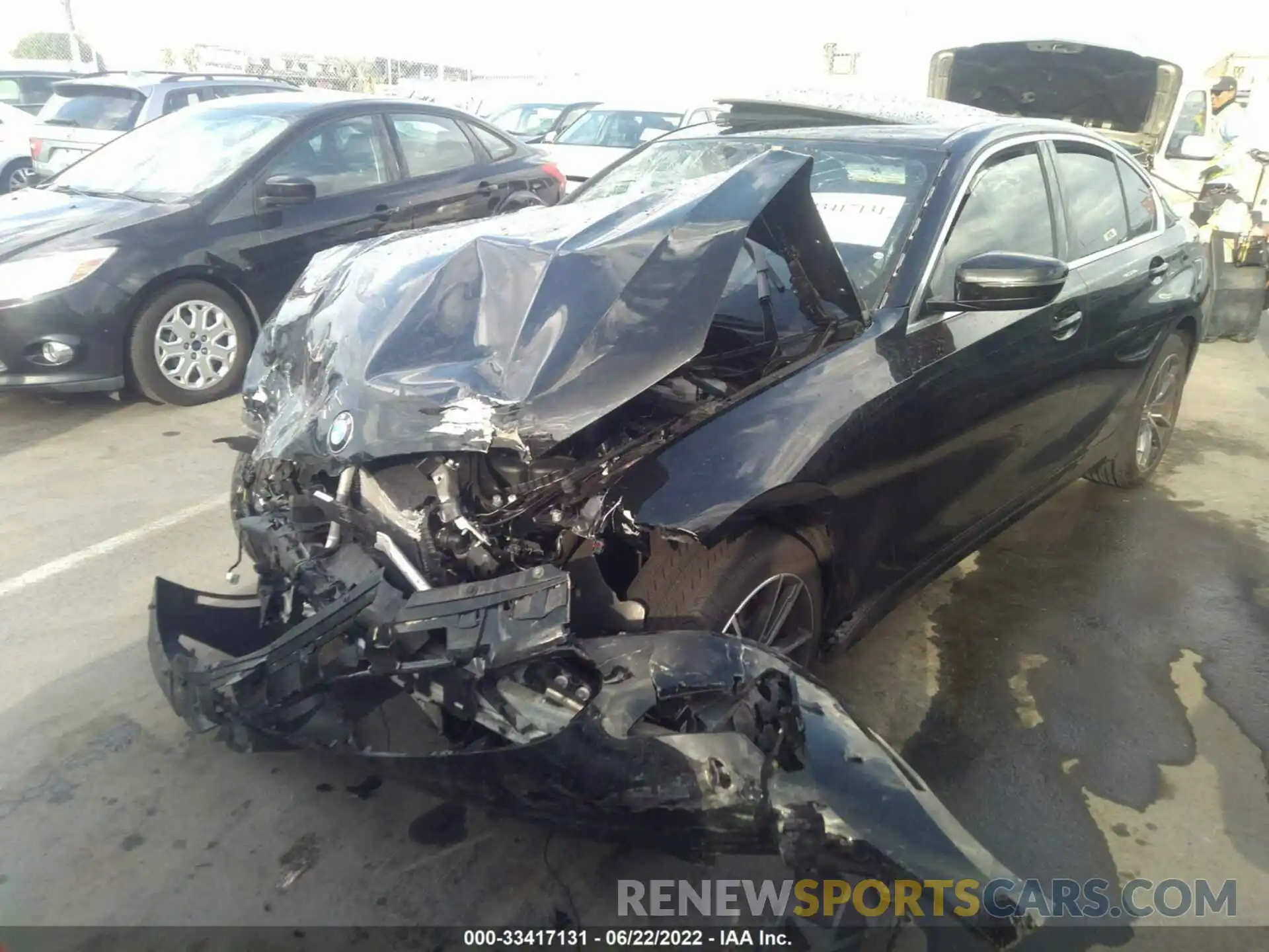 6 Photograph of a damaged car 3MW5R1J03M8B54579 BMW 3 SERIES 2021