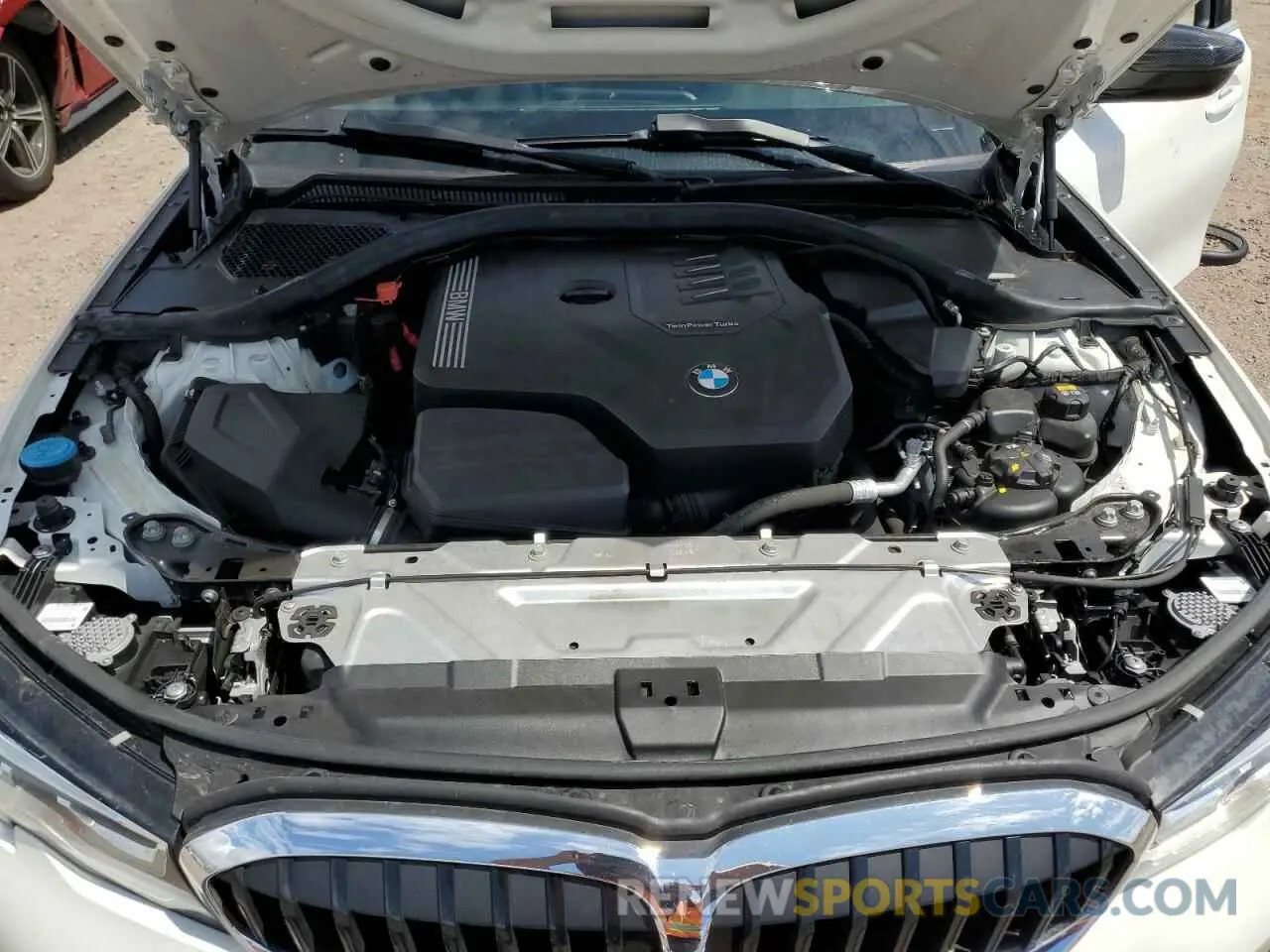 11 Photograph of a damaged car 3MW5R1J03M8B77683 BMW 3 SERIES 2021