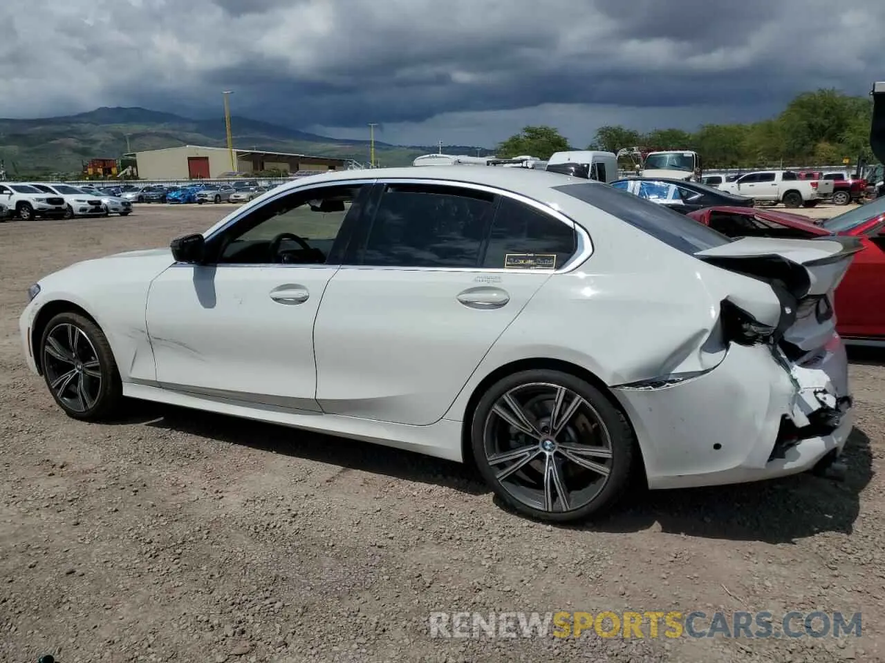 2 Photograph of a damaged car 3MW5R1J03M8B77683 BMW 3 SERIES 2021