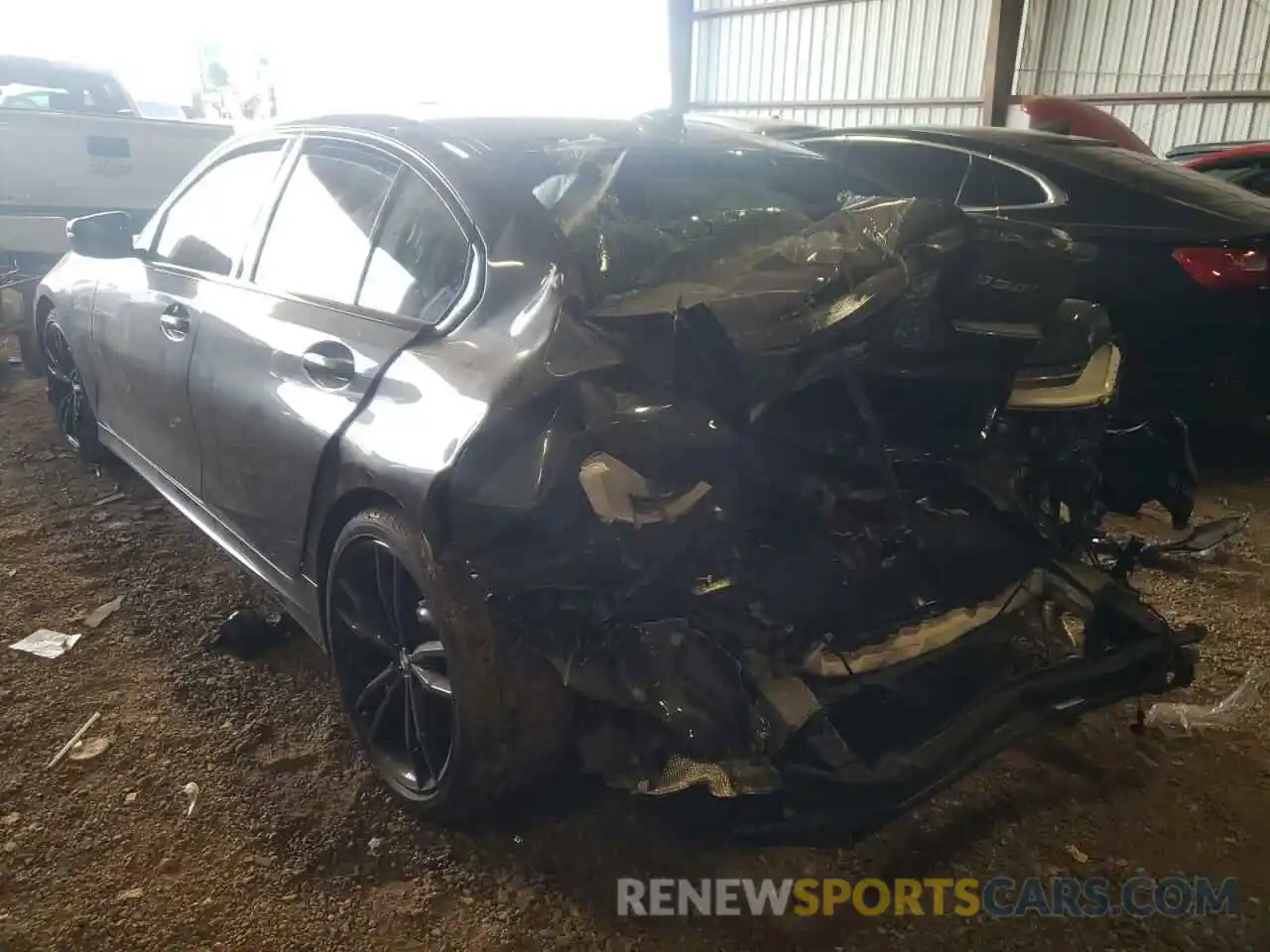 3 Photograph of a damaged car 3MW5R1J03M8B98467 BMW 3 SERIES 2021