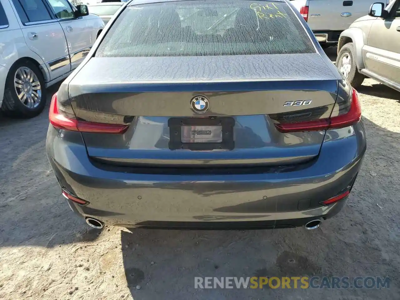 6 Photograph of a damaged car 3MW5R1J03M8C07345 BMW 3 SERIES 2021