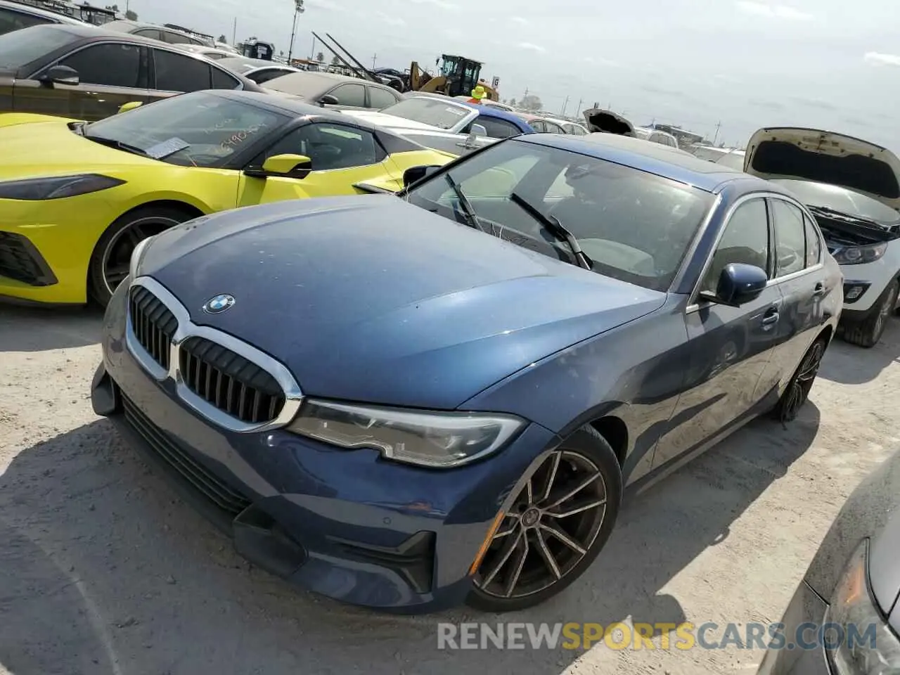 1 Photograph of a damaged car 3MW5R1J03M8C09046 BMW 3 SERIES 2021