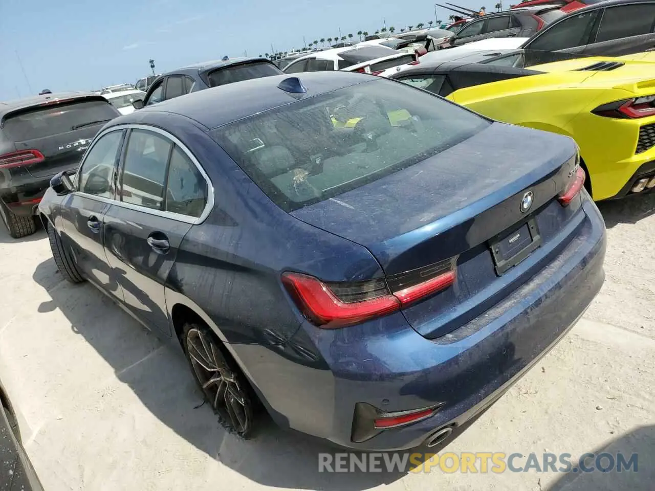 2 Photograph of a damaged car 3MW5R1J03M8C09046 BMW 3 SERIES 2021