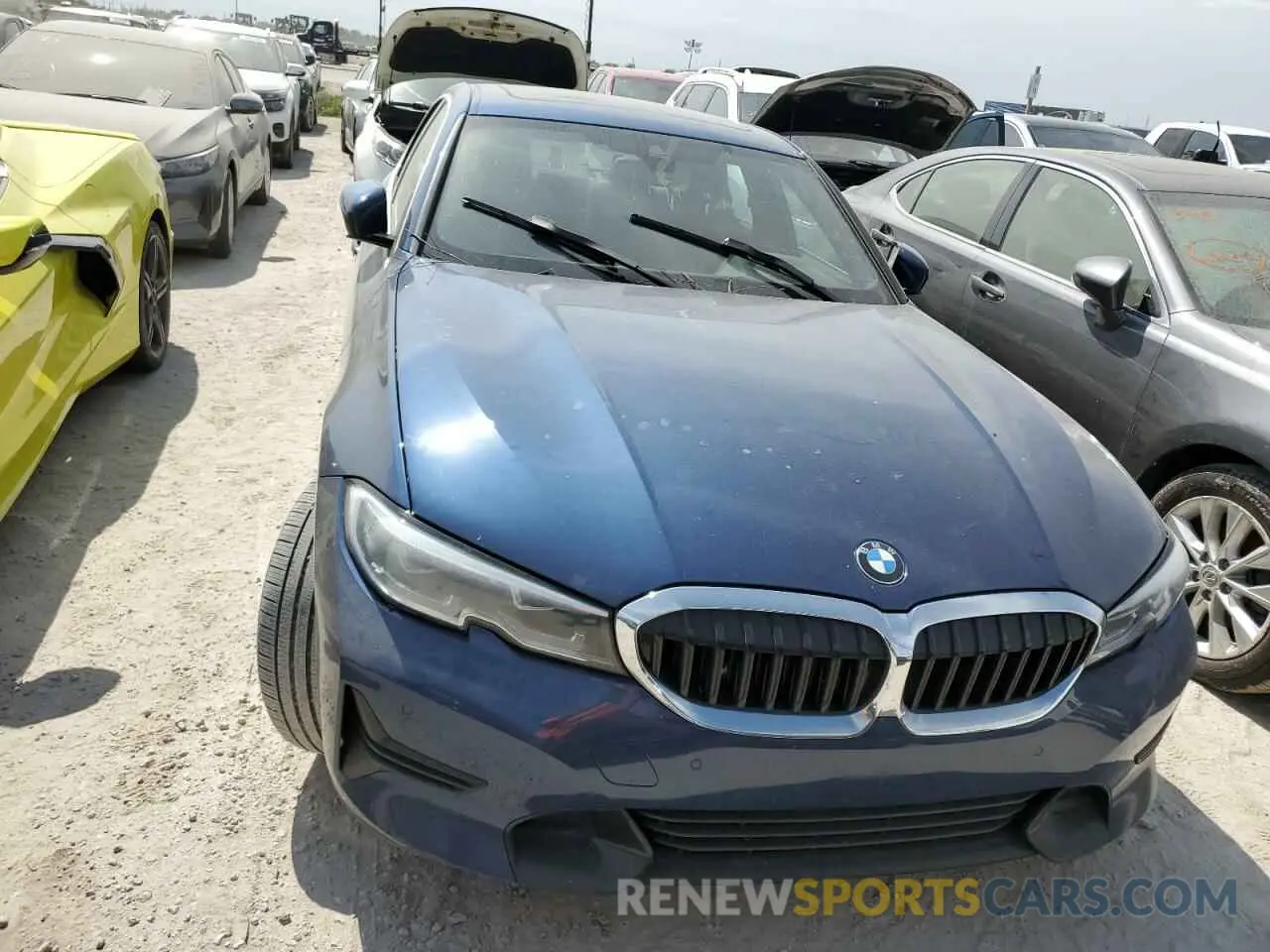 5 Photograph of a damaged car 3MW5R1J03M8C09046 BMW 3 SERIES 2021