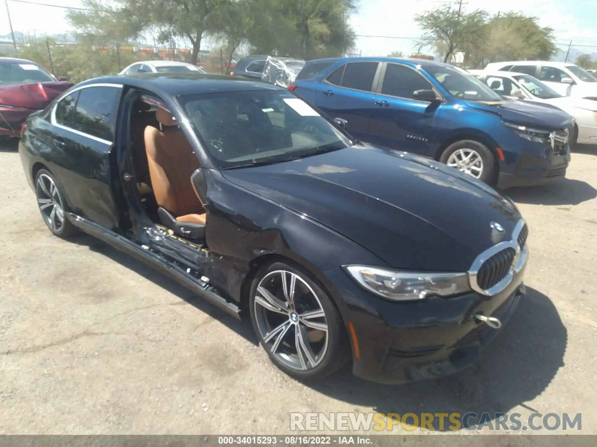 1 Photograph of a damaged car 3MW5R1J03M8C10732 BMW 3 SERIES 2021