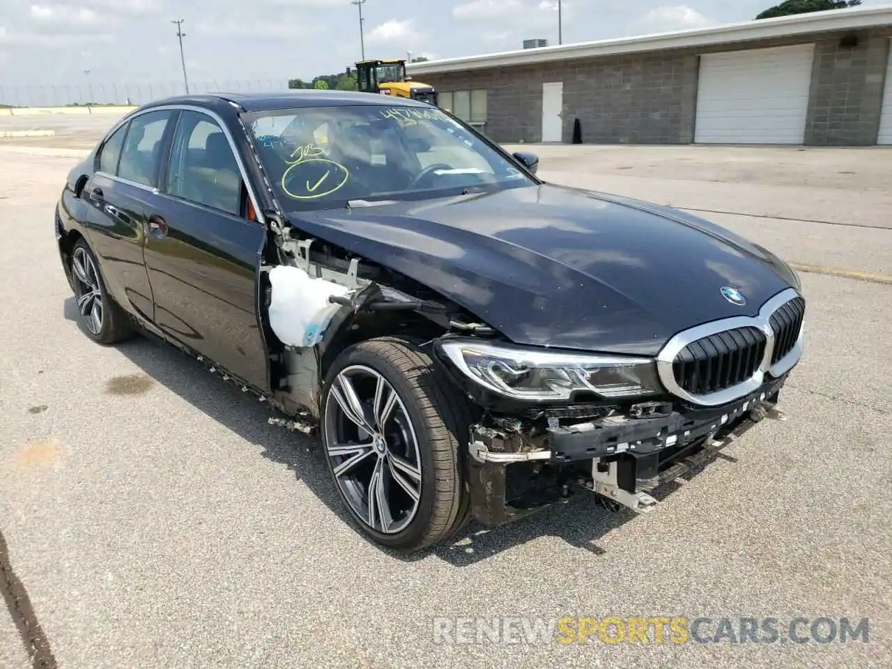 1 Photograph of a damaged car 3MW5R1J03M8C21357 BMW 3 SERIES 2021