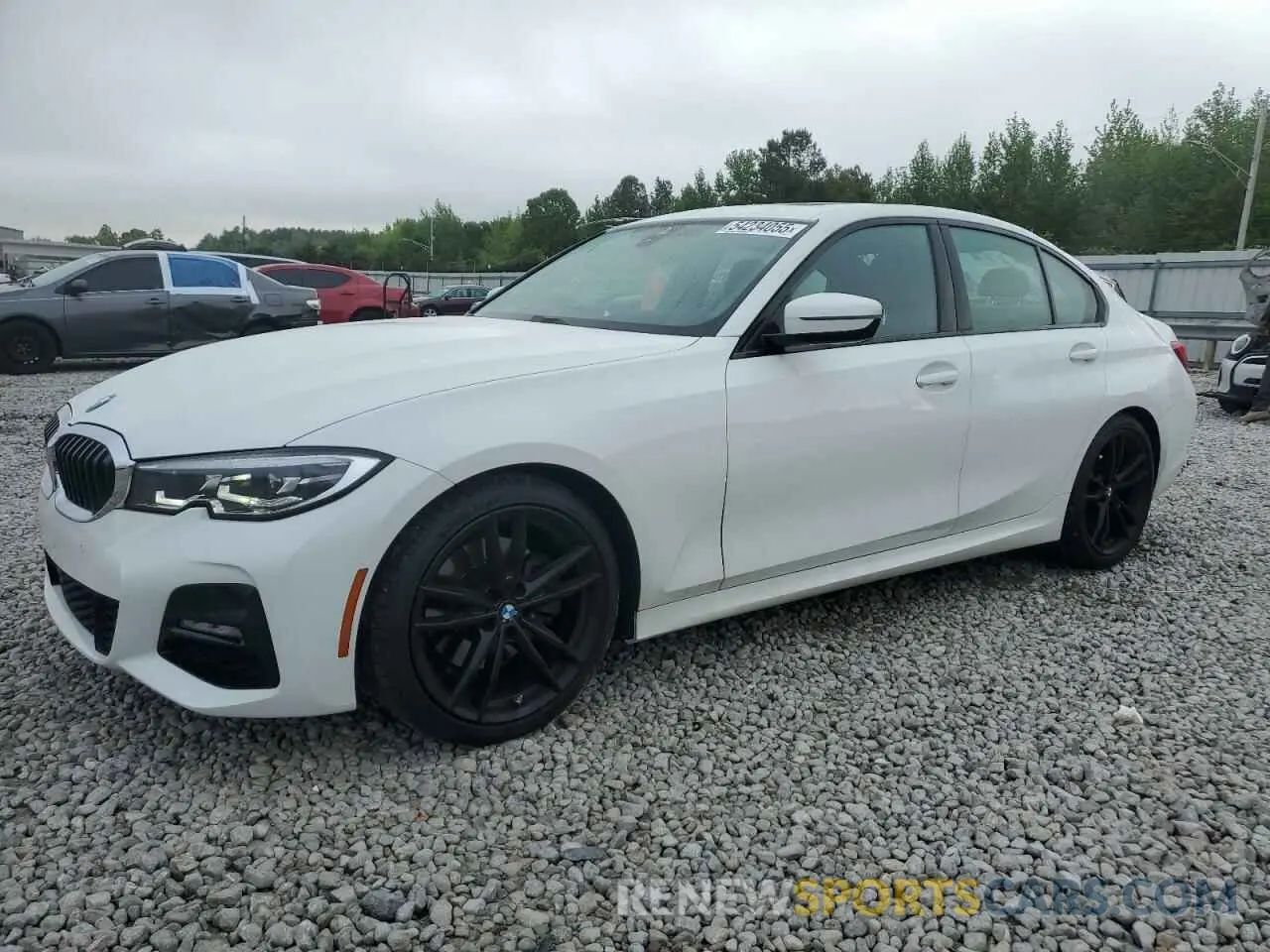1 Photograph of a damaged car 3MW5R1J03M8C22024 BMW 3 SERIES 2021