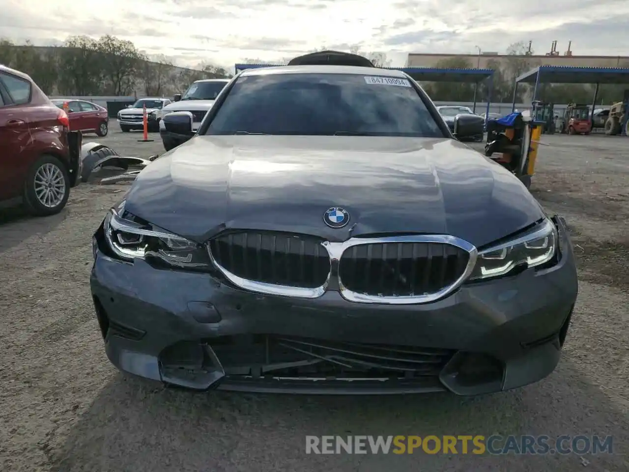 5 Photograph of a damaged car 3MW5R1J04M8B53974 BMW 3 SERIES 2021