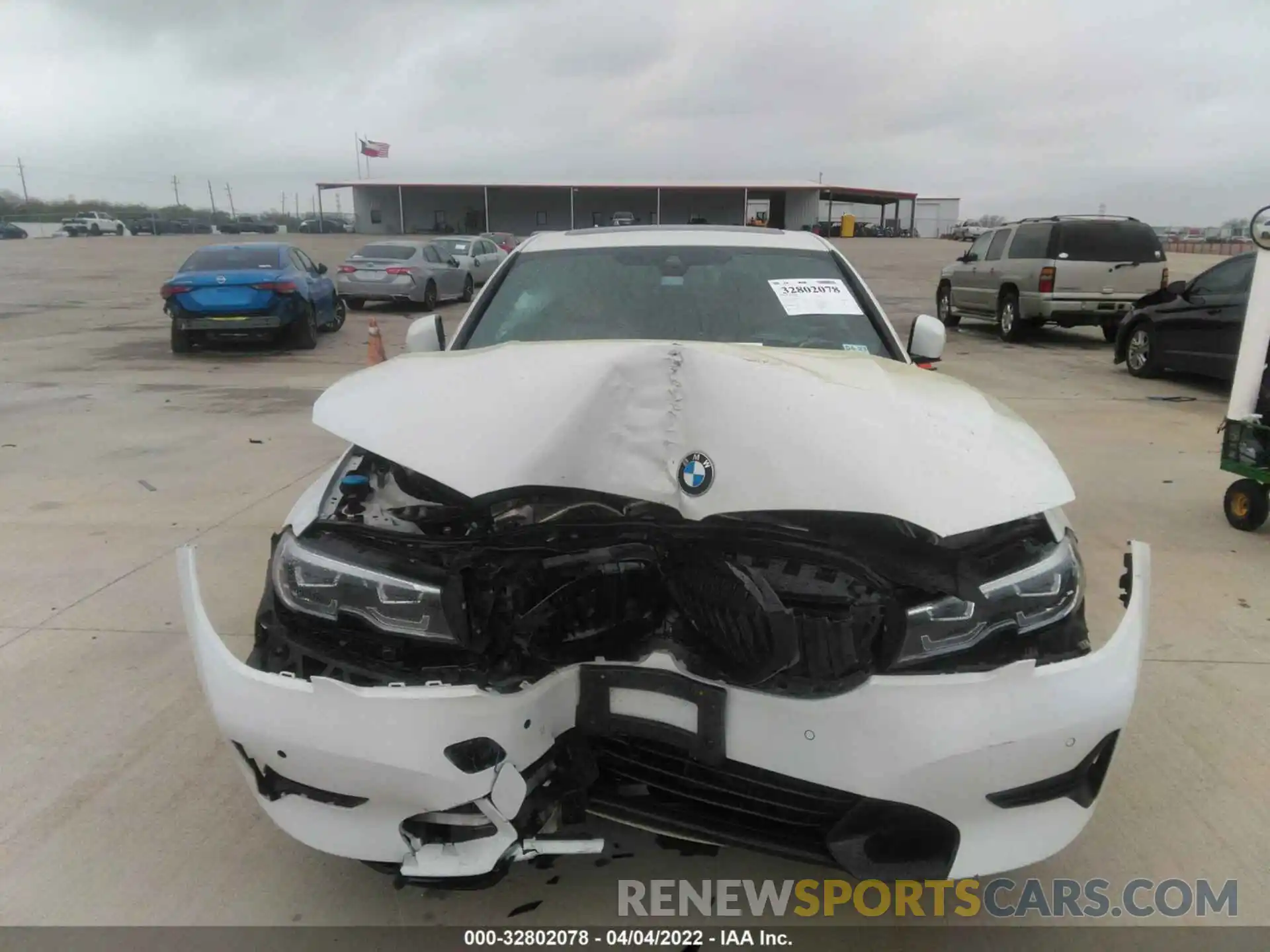 6 Photograph of a damaged car 3MW5R1J04M8B91916 BMW 3 SERIES 2021