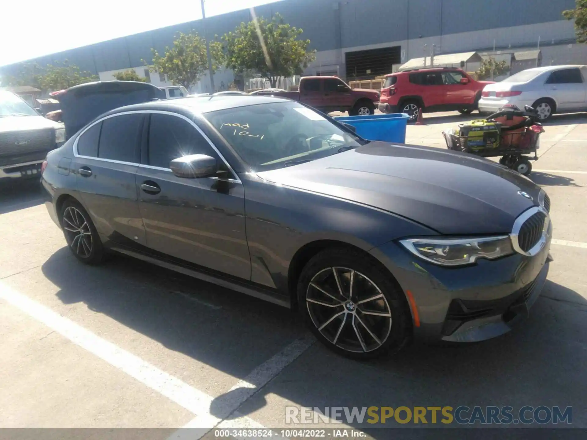 1 Photograph of a damaged car 3MW5R1J04M8B99529 BMW 3 SERIES 2021