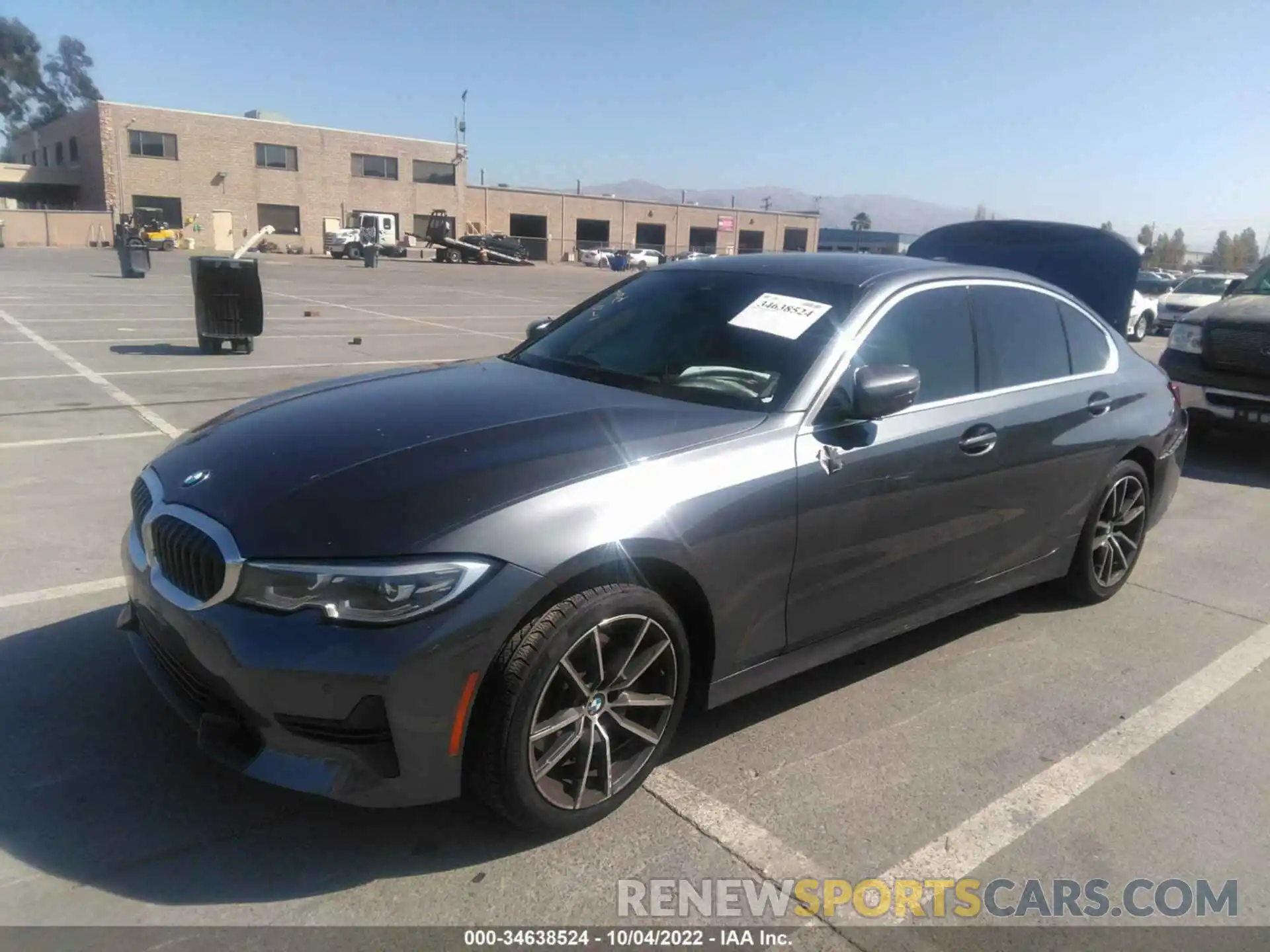 2 Photograph of a damaged car 3MW5R1J04M8B99529 BMW 3 SERIES 2021