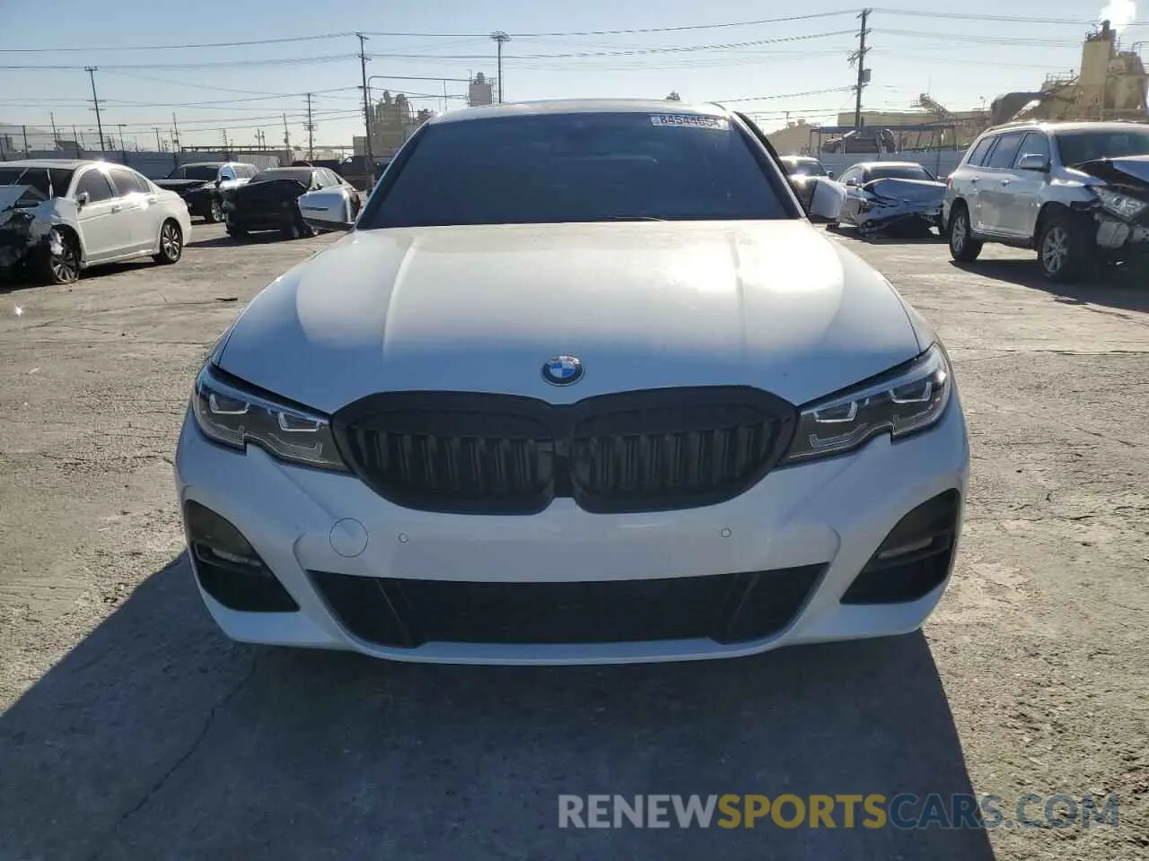 5 Photograph of a damaged car 3MW5R1J04M8C10786 BMW 3 SERIES 2021