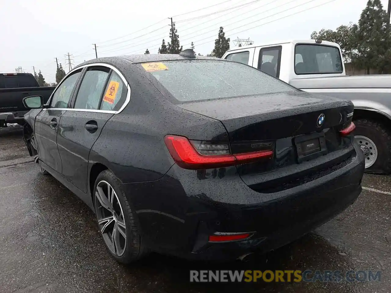 3 Photograph of a damaged car 3MW5R1J05M8B76616 BMW 3 SERIES 2021