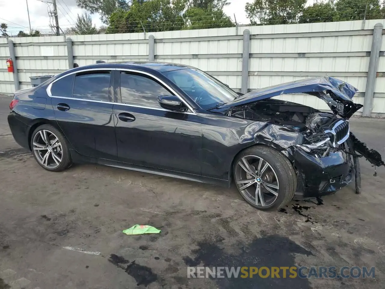 4 Photograph of a damaged car 3MW5R1J05M8B93321 BMW 3 SERIES 2021