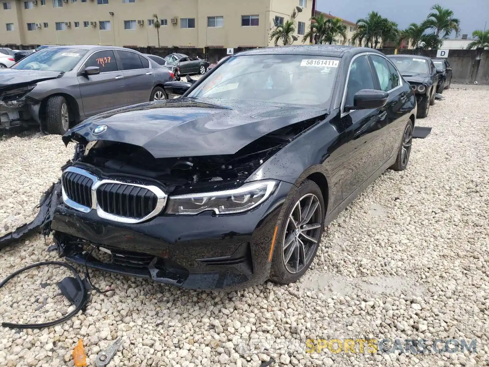 2 Photograph of a damaged car 3MW5R1J05M8B96803 BMW 3 SERIES 2021