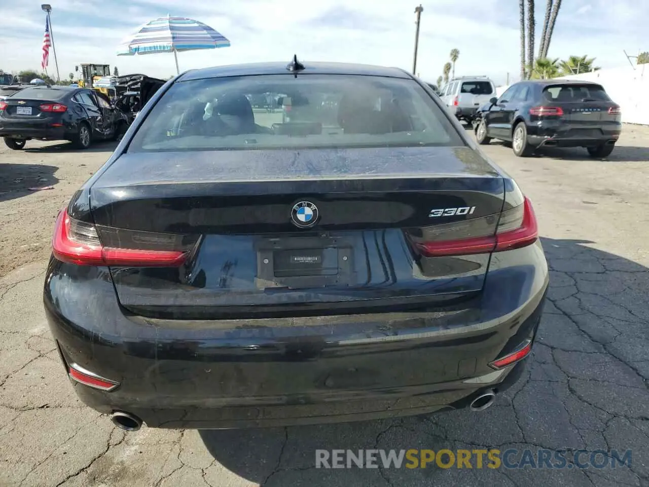 6 Photograph of a damaged car 3MW5R1J05M8C01837 BMW 3 SERIES 2021