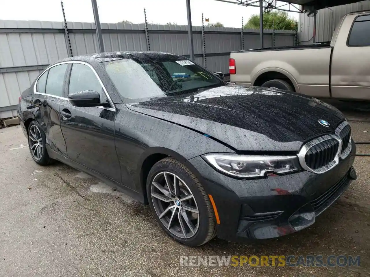 1 Photograph of a damaged car 3MW5R1J05M8C07847 BMW 3 SERIES 2021