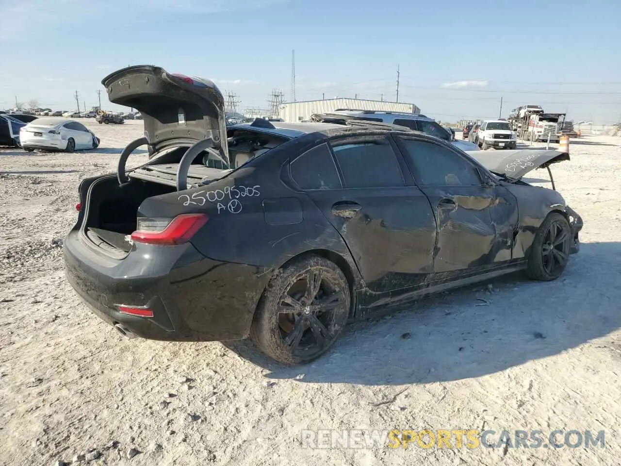 3 Photograph of a damaged car 3MW5R1J05M8C13650 BMW 3 SERIES 2021