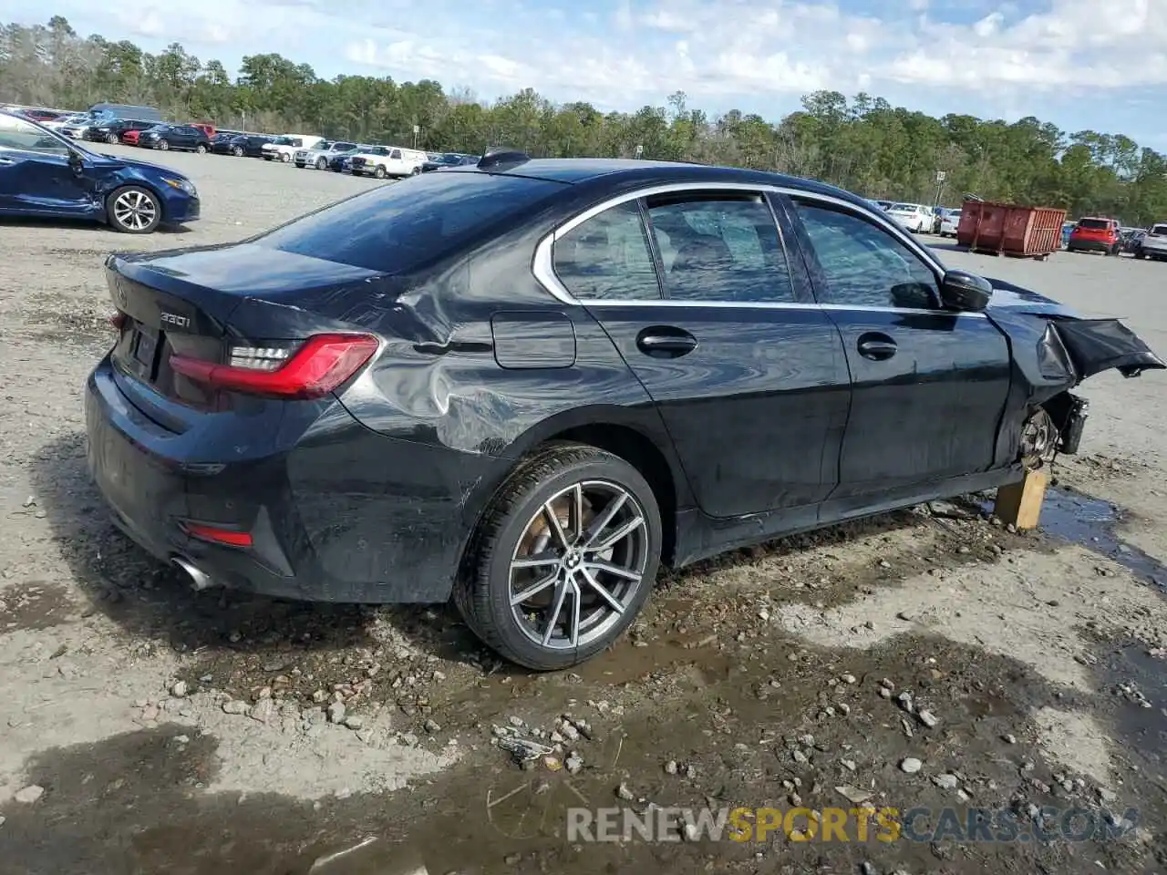 3 Photograph of a damaged car 3MW5R1J06M8B62630 BMW 3 SERIES 2021