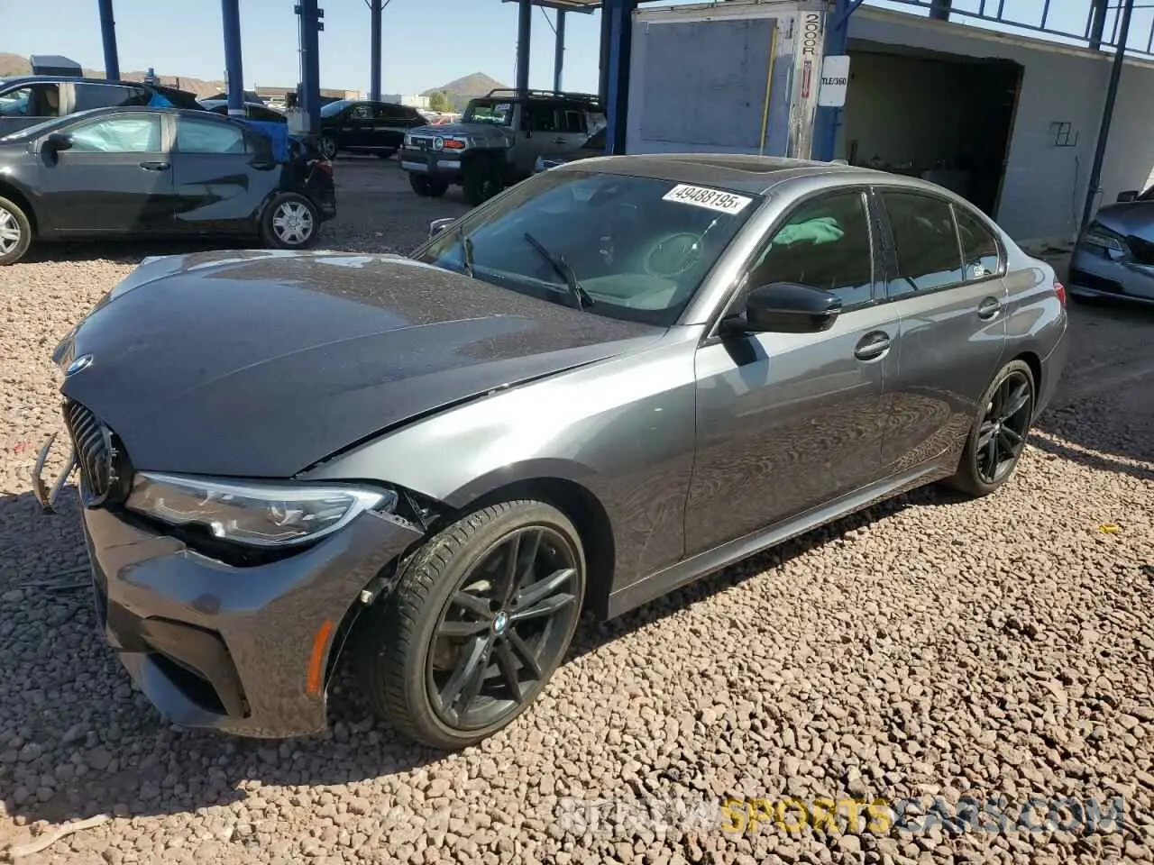 1 Photograph of a damaged car 3MW5R1J06M8B67021 BMW 3 SERIES 2021