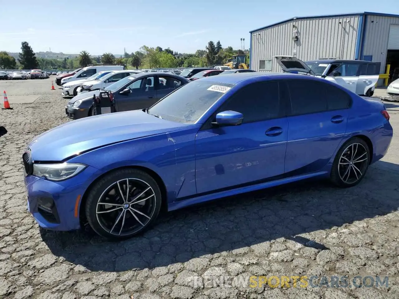 1 Photograph of a damaged car 3MW5R1J06M8B72168 BMW 3 SERIES 2021