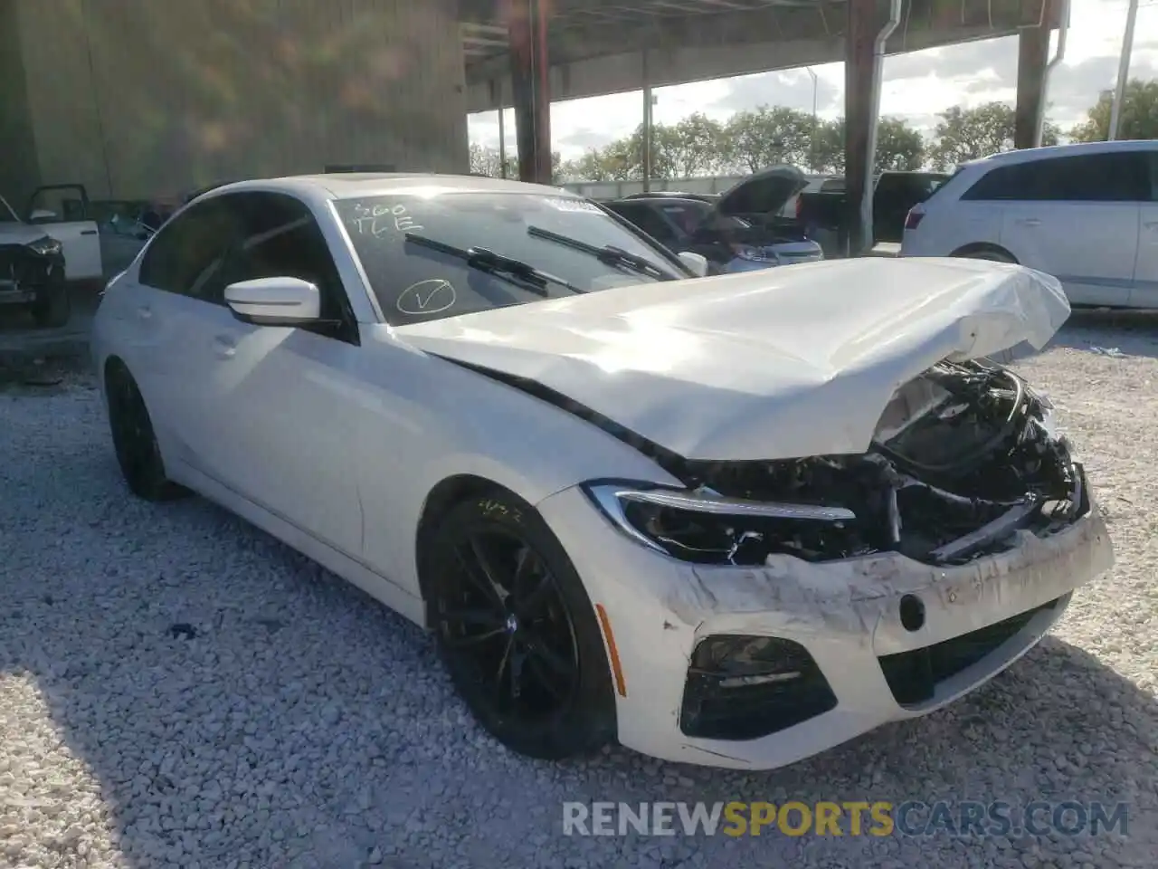 1 Photograph of a damaged car 3MW5R1J06M8B86474 BMW 3 SERIES 2021