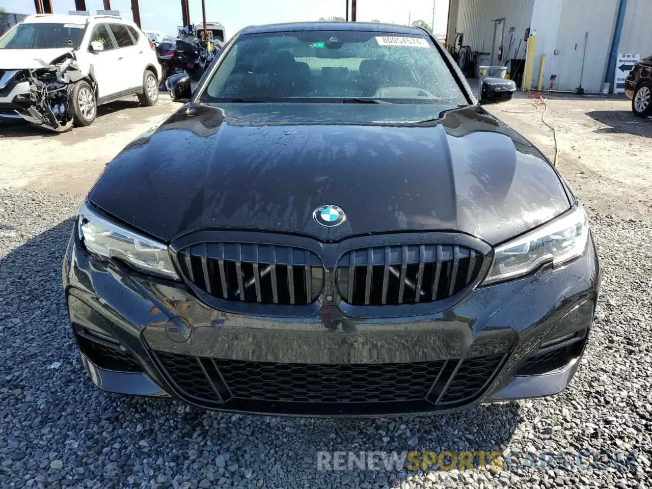 5 Photograph of a damaged car 3MW5R1J06M8B99824 BMW 3 SERIES 2021
