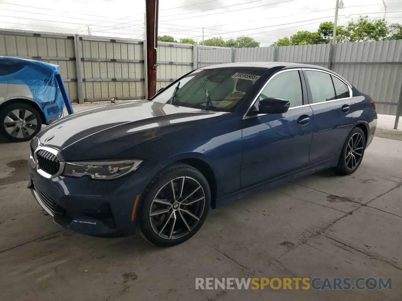 1 Photograph of a damaged car 3MW5R1J07M8B86693 BMW 3 SERIES 2021