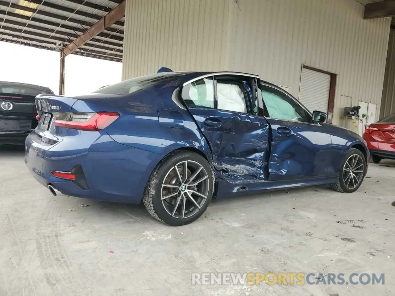 3 Photograph of a damaged car 3MW5R1J07M8B86693 BMW 3 SERIES 2021