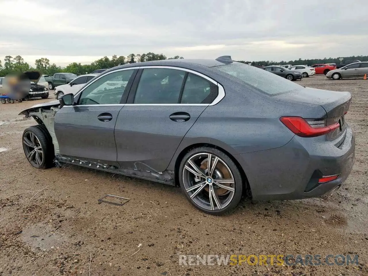 2 Photograph of a damaged car 3MW5R1J08M8B48101 BMW 3 SERIES 2021