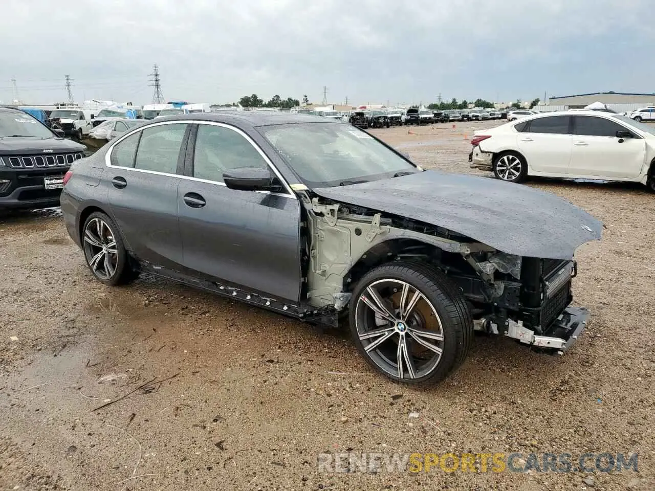 4 Photograph of a damaged car 3MW5R1J08M8B48101 BMW 3 SERIES 2021