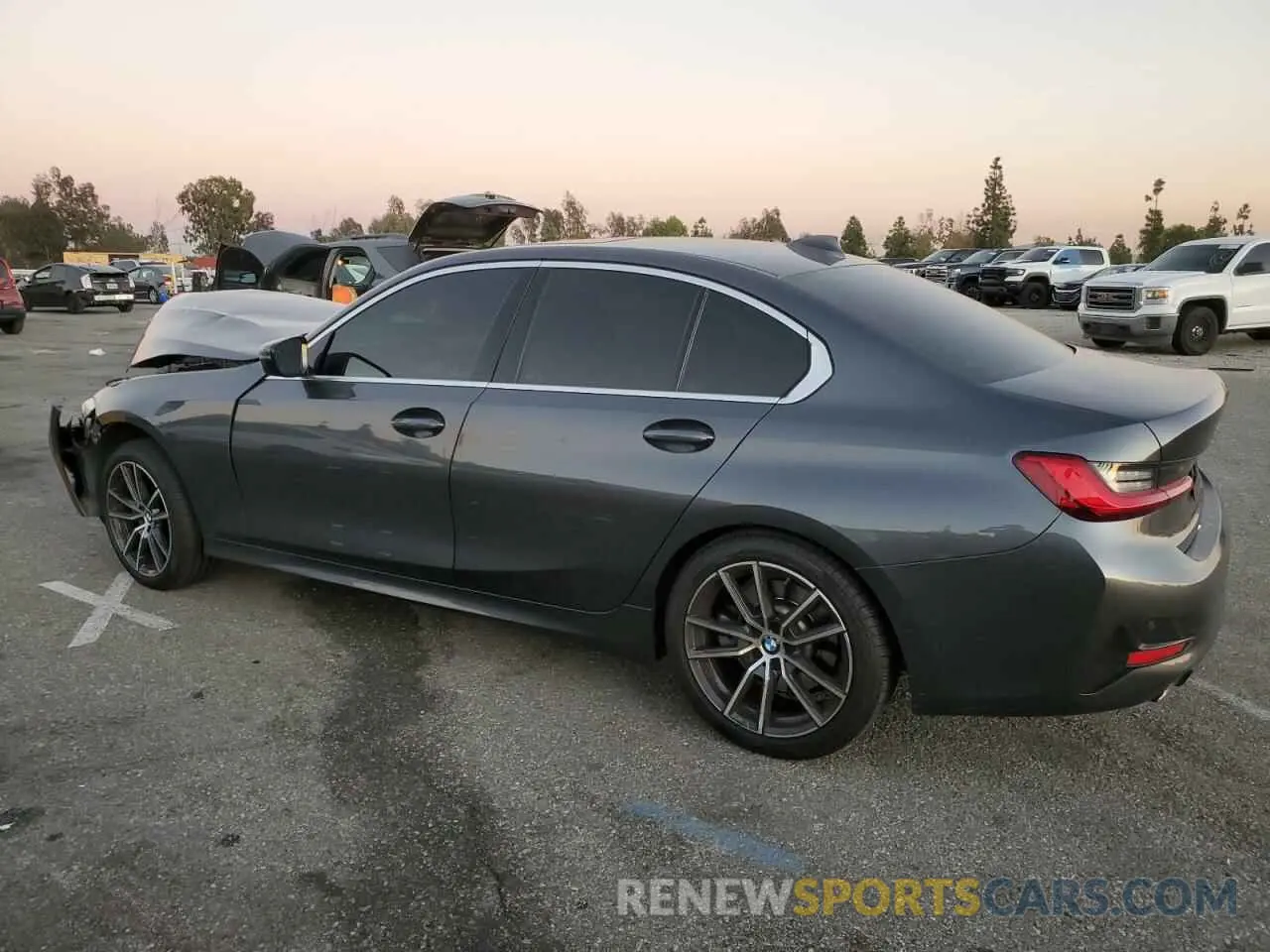 2 Photograph of a damaged car 3MW5R1J08M8B74598 BMW 3 SERIES 2021