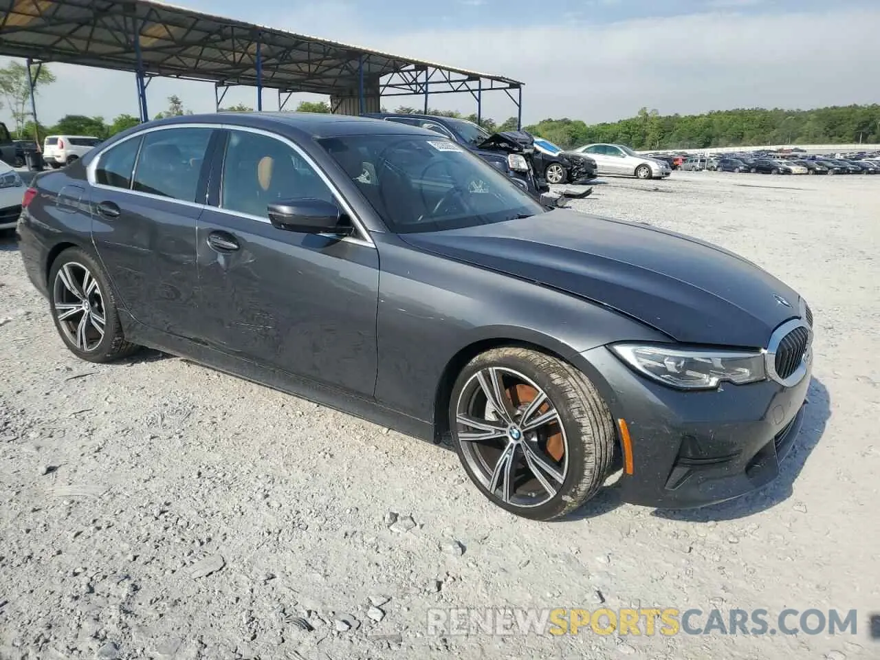 4 Photograph of a damaged car 3MW5R1J08M8B79445 BMW 3 SERIES 2021