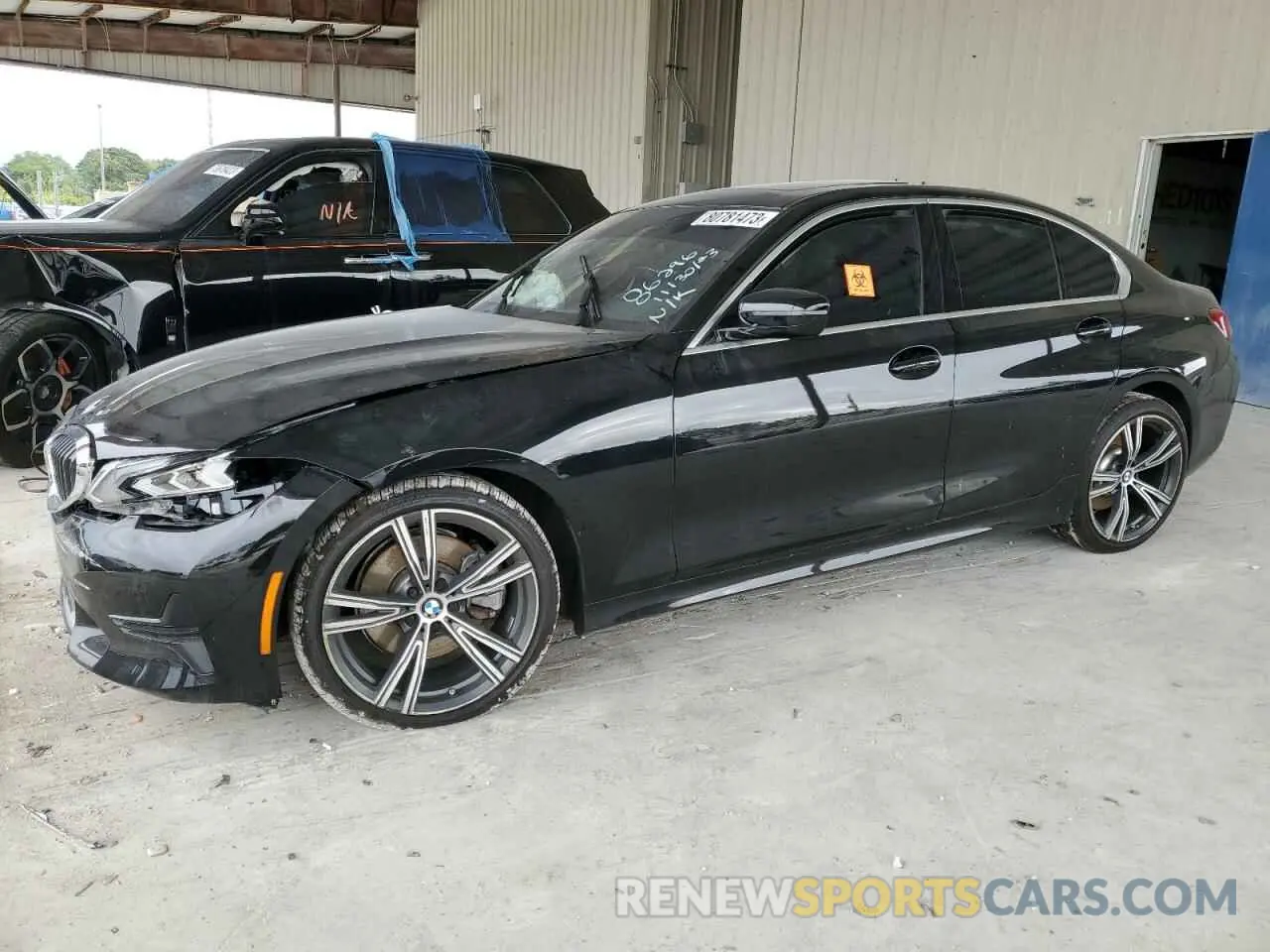 1 Photograph of a damaged car 3MW5R1J08M8B86296 BMW 3 SERIES 2021