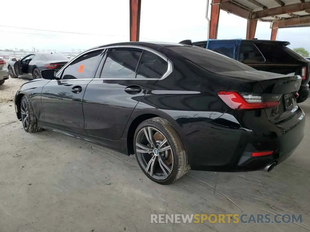 2 Photograph of a damaged car 3MW5R1J08M8B86296 BMW 3 SERIES 2021
