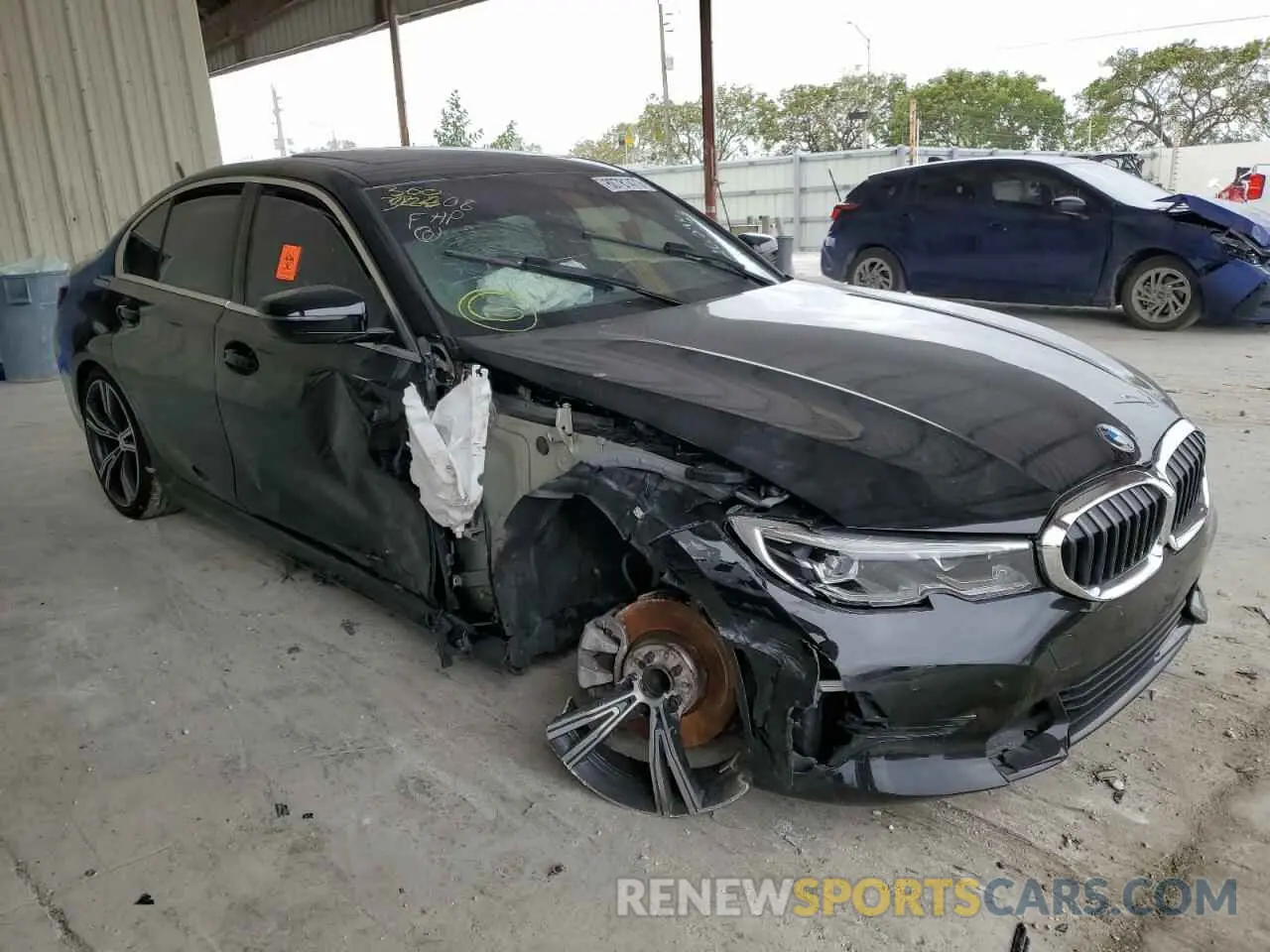 4 Photograph of a damaged car 3MW5R1J08M8B86296 BMW 3 SERIES 2021