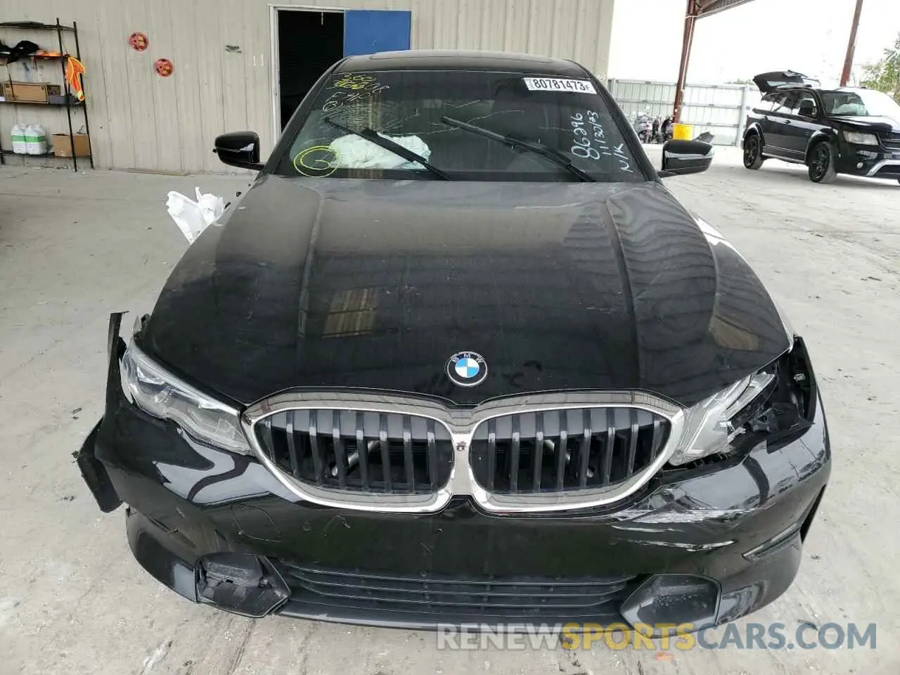 5 Photograph of a damaged car 3MW5R1J08M8B86296 BMW 3 SERIES 2021