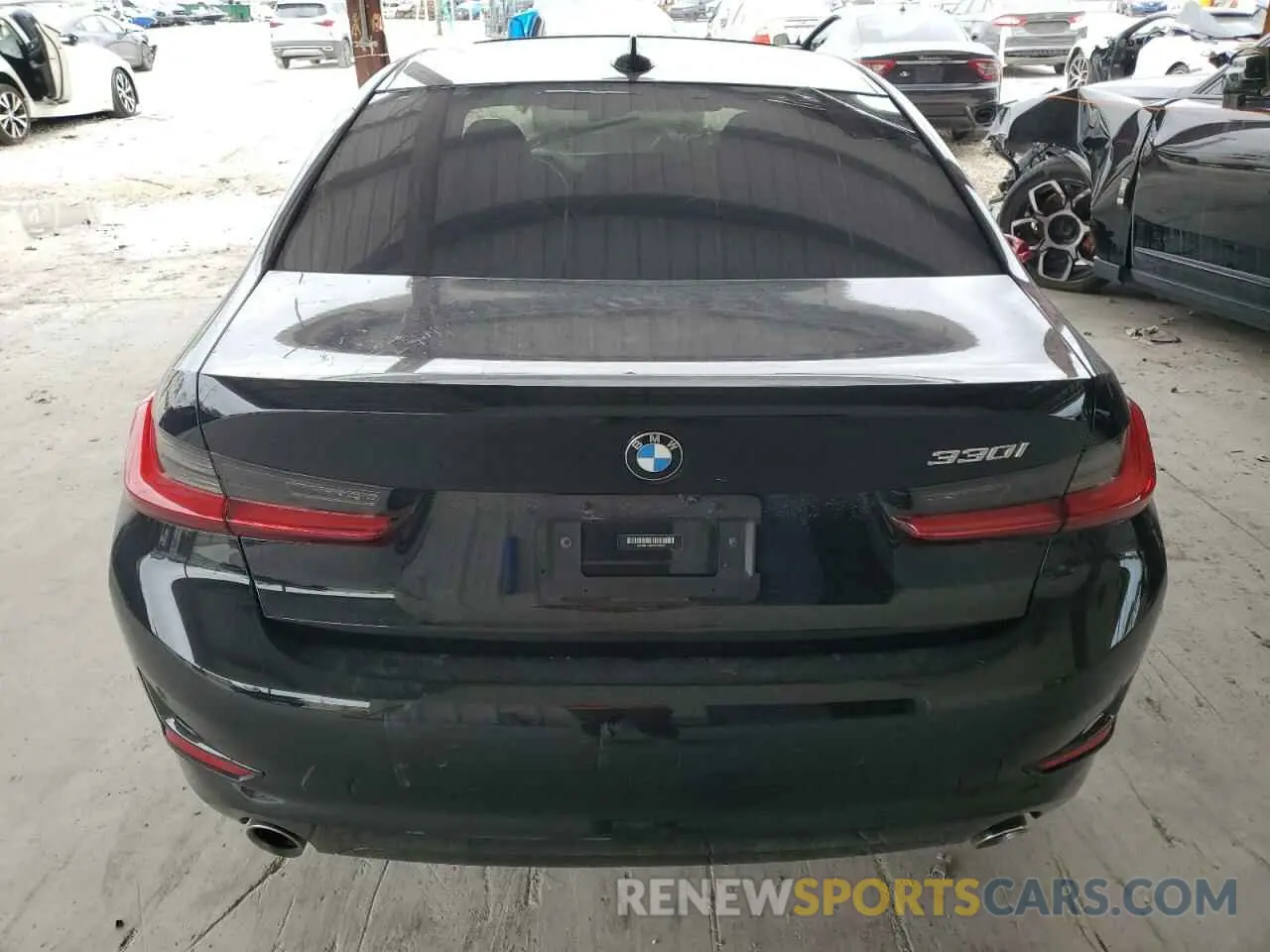 6 Photograph of a damaged car 3MW5R1J08M8B86296 BMW 3 SERIES 2021