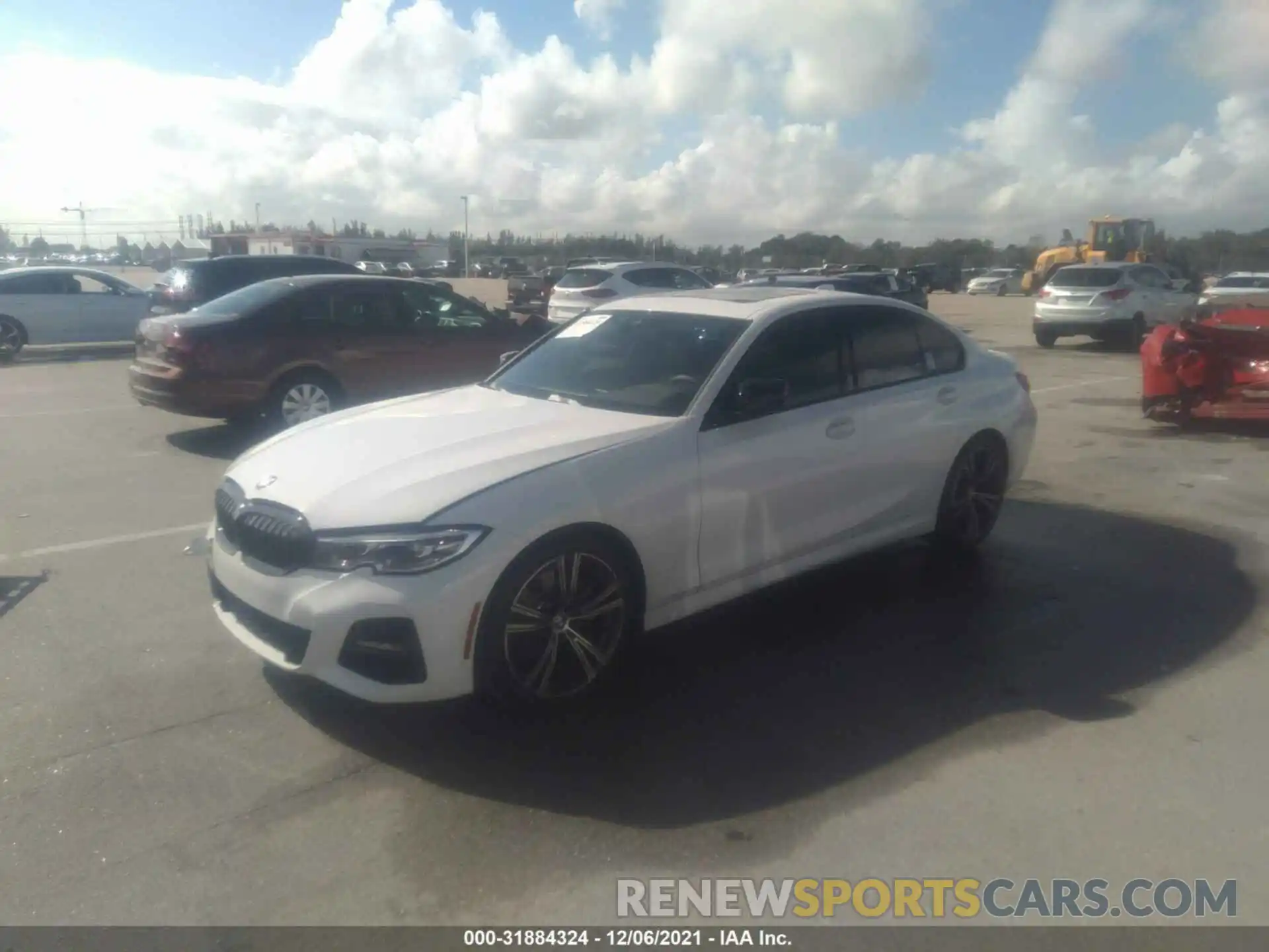 2 Photograph of a damaged car 3MW5R1J08M8B91790 BMW 3 SERIES 2021