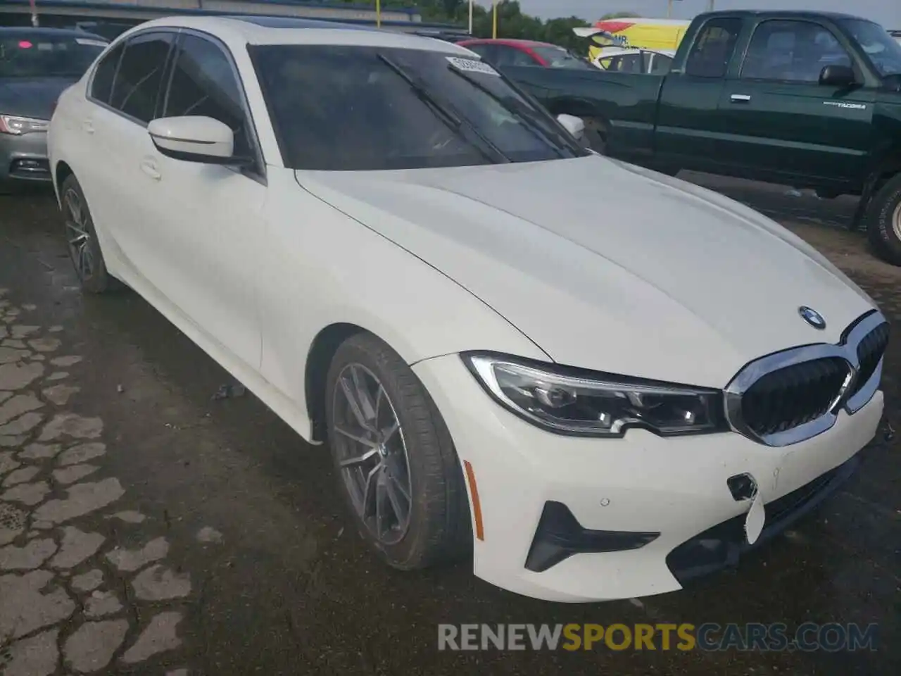 1 Photograph of a damaged car 3MW5R1J08M8B95211 BMW 3 SERIES 2021