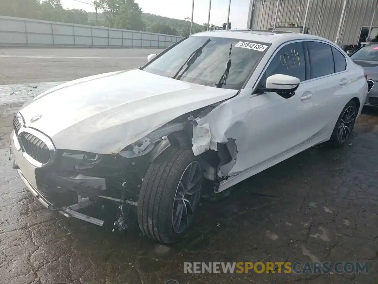 2 Photograph of a damaged car 3MW5R1J08M8B95211 BMW 3 SERIES 2021