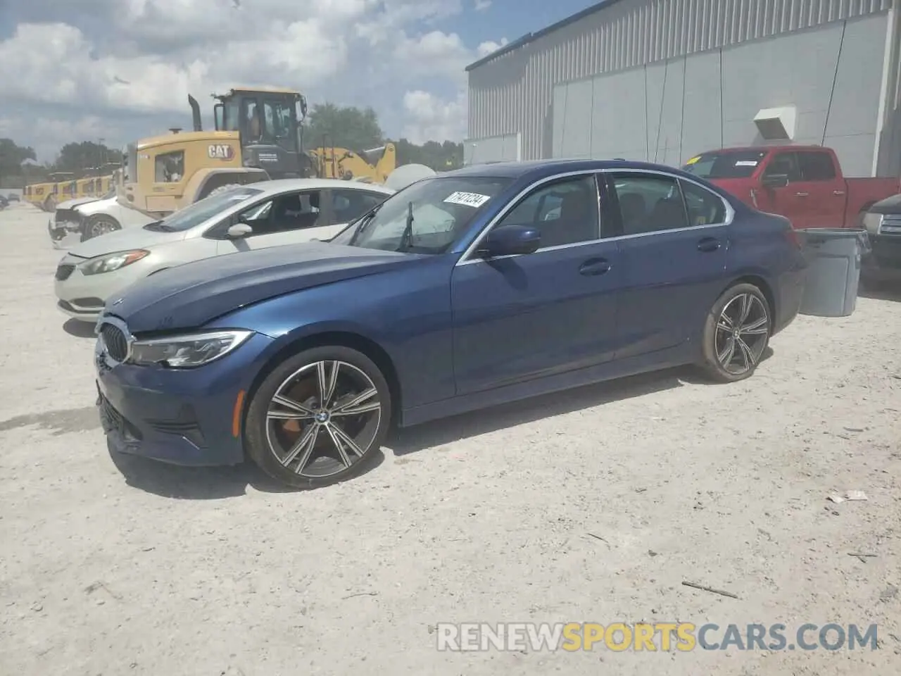 1 Photograph of a damaged car 3MW5R1J08M8B97931 BMW 3 SERIES 2021