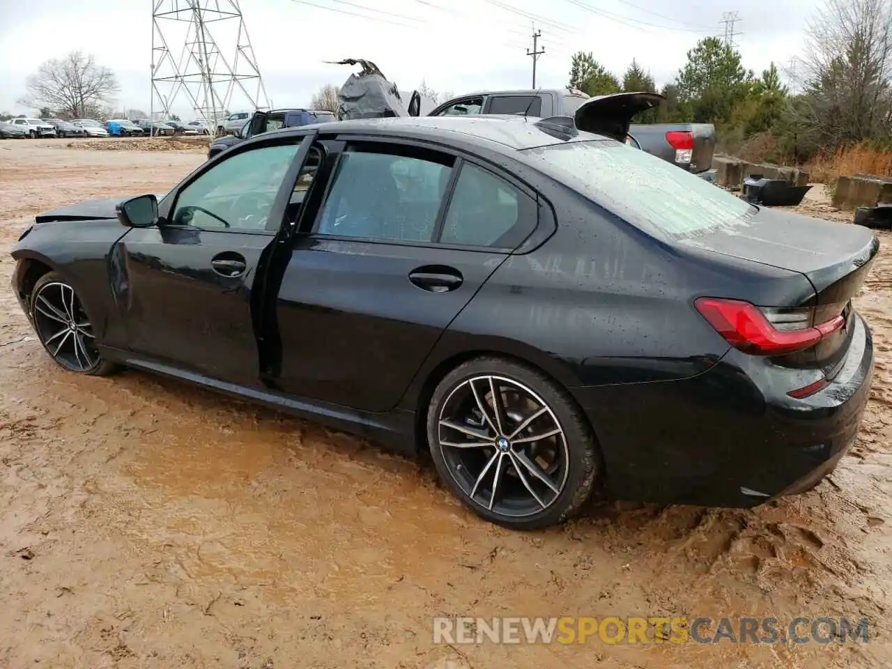 2 Photograph of a damaged car 3MW5R1J09M8B58684 BMW 3 SERIES 2021